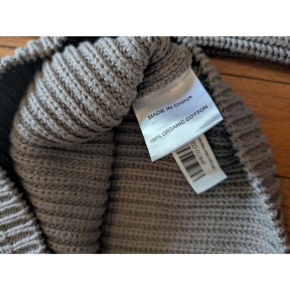 QUINCE 100% Organic Cotton Fisherman Crew Grey Sweater Size S EUC - Picture 6 of 6